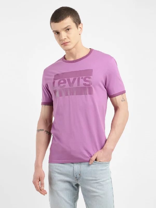 Casual Men's T-ShirtsMen's Brand Logo Slim Fit T-shirt