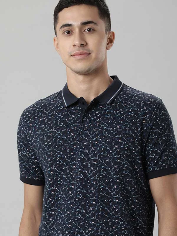 Men's Shirts with Button-Down PocketsMen Printed Polo T-Shirt