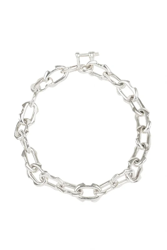 Men's Coats with ButtonsParts of Four Charm Chain Necklace (50cm, Small Deco links, PA)
