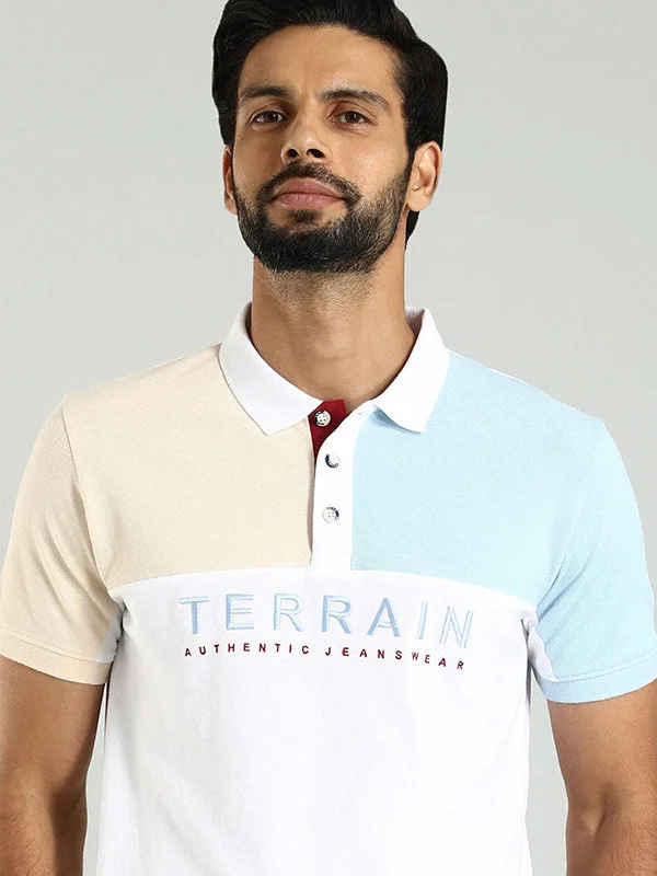 Men's Shirts for HuntingMen Color Block Polo T-Shirt