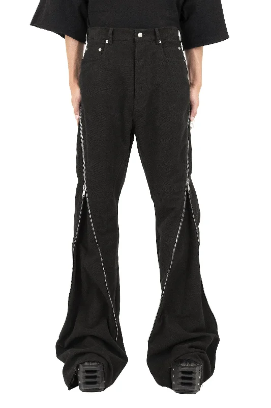 Functional Men's Ski JacketsRick Owens Bolan Banana Pants in Black Twill