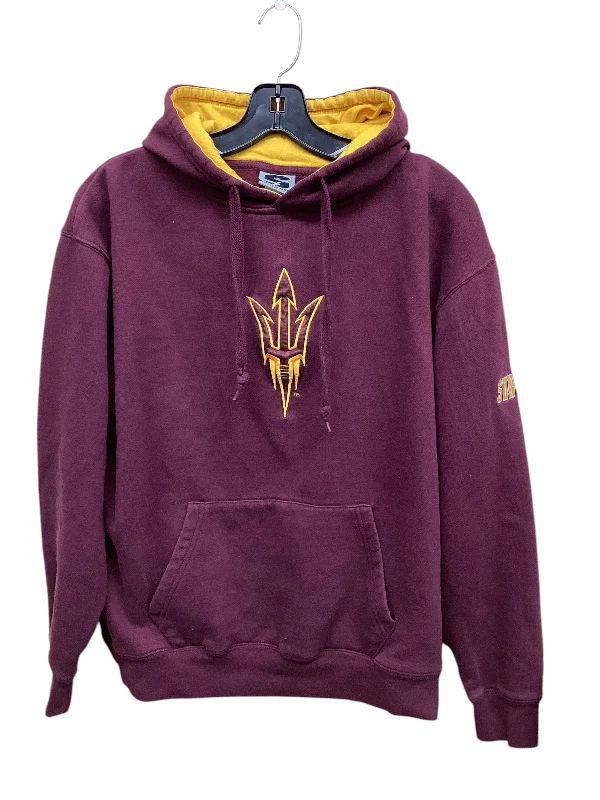 Men's Hoodies with Reinforced CuffsSweatshirt Hoodie By Clothes Mentor In Purple & Yellow, Size: L Men's Hoodies with Reinforced CuffsSweatshirt Hoodie By Clothes Mentor In Purple & Yellow, Size: L