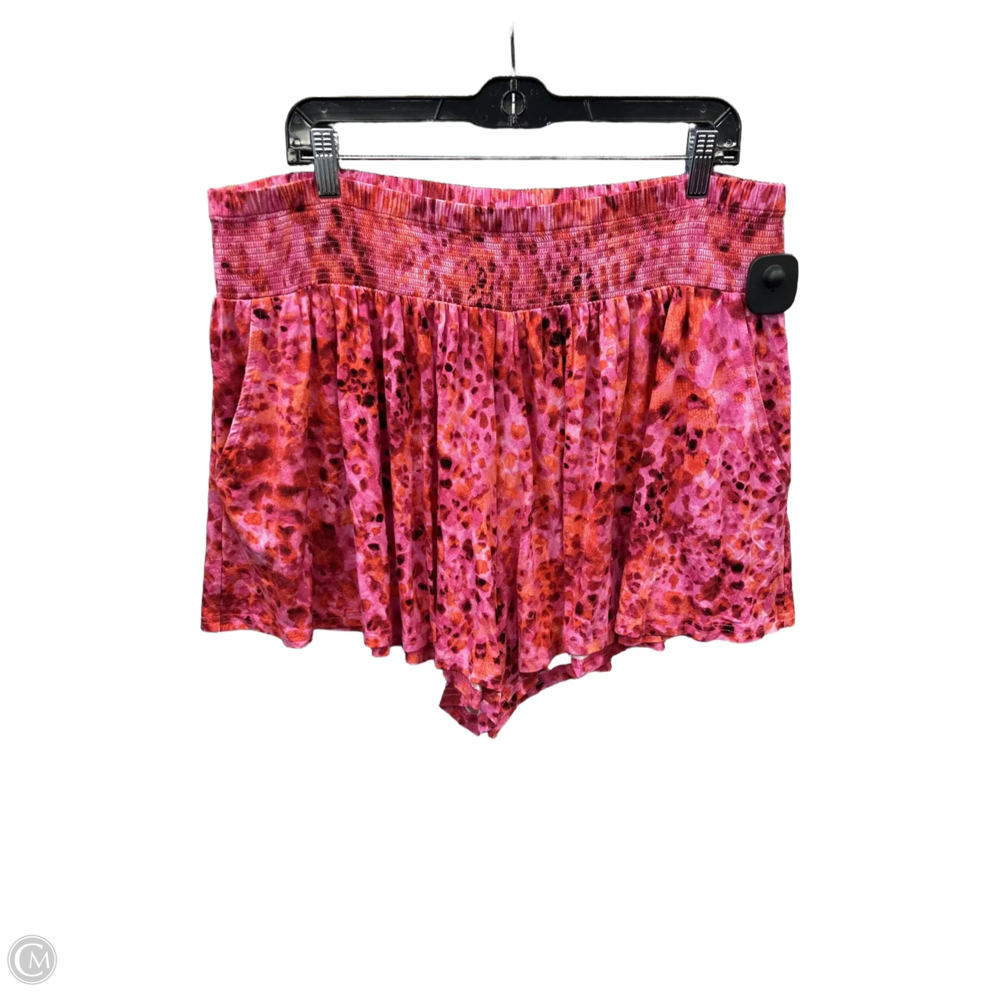 Men's Stylish Pattern ShortsShorts By Terra & Sky In Floral Print, Size: 18
