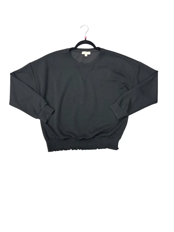 Men's Hoodies for CampingSweatshirt Crewneck By Cynthia Rowley In Black, Size: L