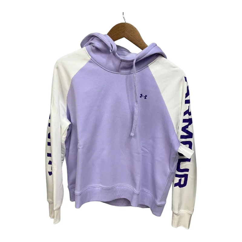 Men's Hoodies with Quilted LiningSweatshirt Hoodie By Under Armour In Purple, Size: L Men's Hoodies with Quilted LiningSweatshirt Hoodie By Under Armour In Purple, Size: L