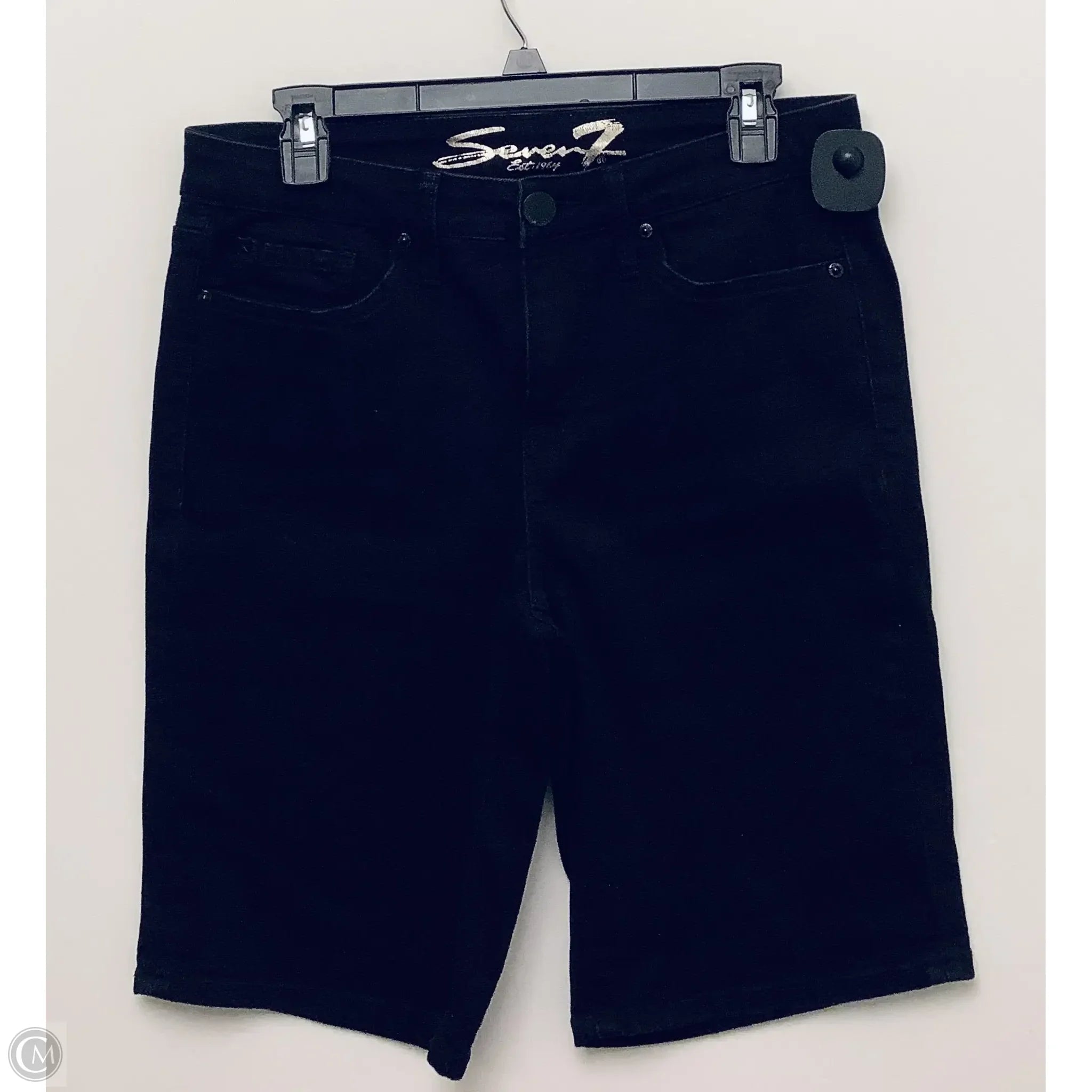 Quick-Dry Men's Beach and Swim ShortsShorts By Seven 7 In Black, Size: 8