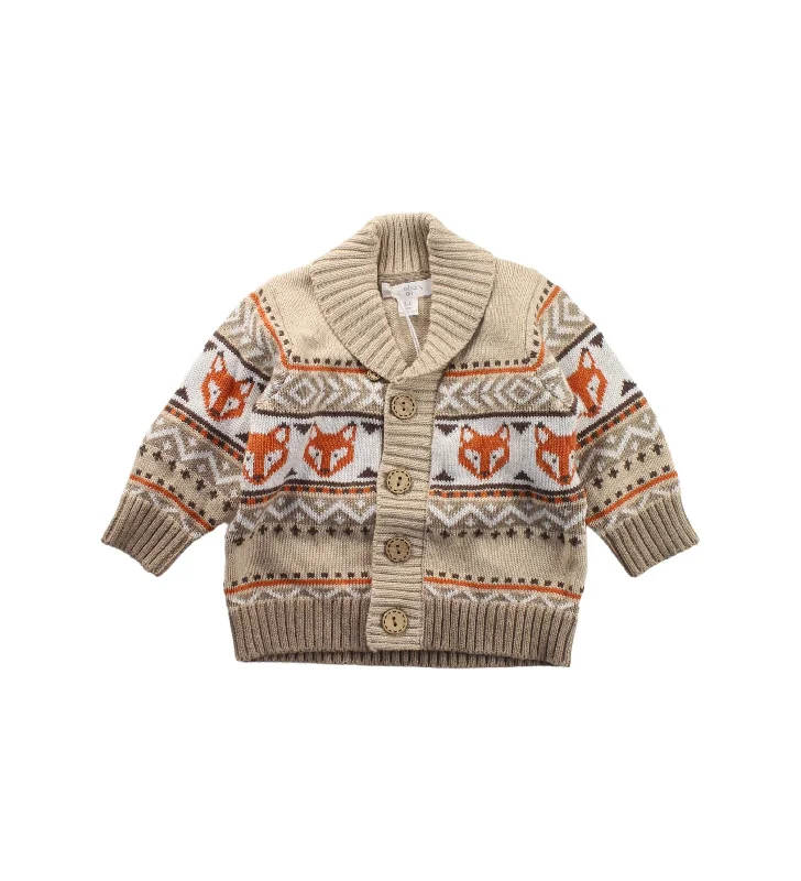 Men's Sweaters with ZippersPurebaby Cardigan 3-6M