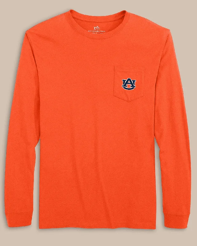 Men's Shirts with Zippered PocketsAuburn Tigers Gameday Embroidered Long Sleeve T-Shirt