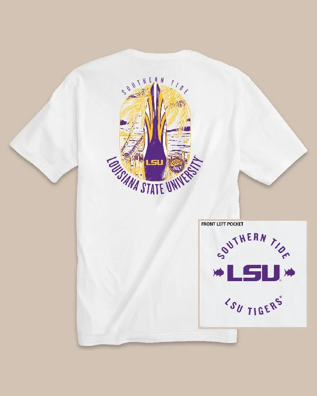 Men's Shirts with Single-Breasted DesignsLSU Tigers Gameday Locals Only T-Shirt