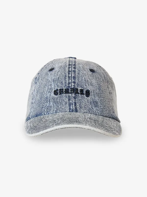 Funky Snapback HatsChain Reaction 6 Panel Cap - Faded Rinse Indigo