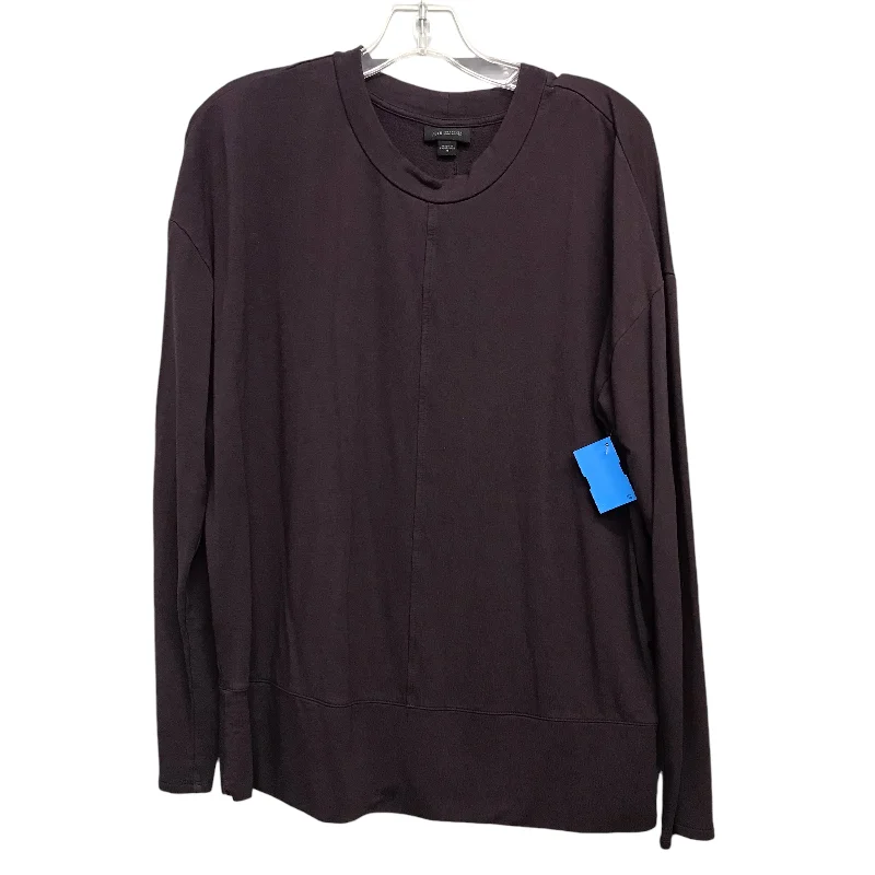 Best Men's Pullover HoodiesSweatshirt Crewneck By J. Jill In Purple, Size:M