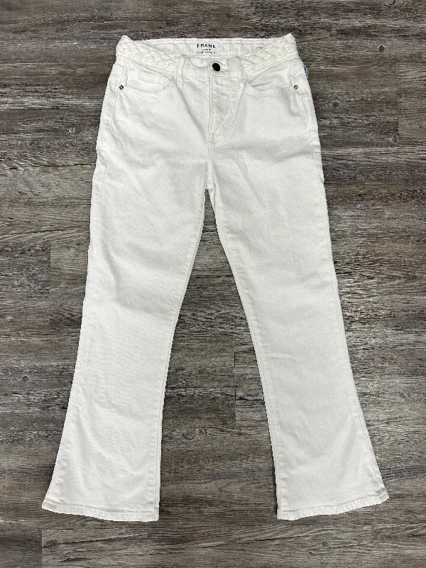 Men's Jeans for SportsWhite Jeans Designer Frame, Size 0