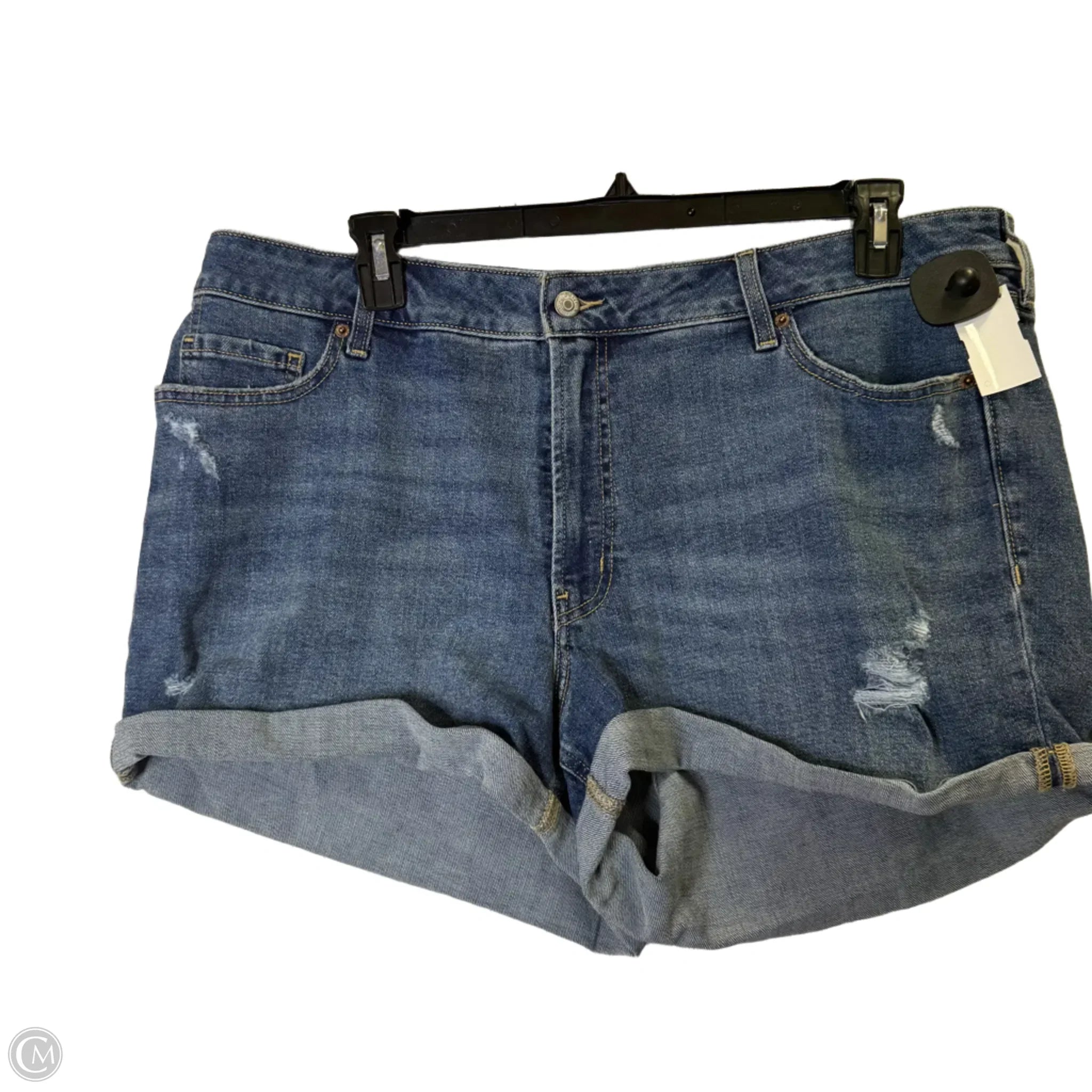 Athletic-Cut Men's Workout ShortsShorts By Old Navy In Blue Denim, Size: 20