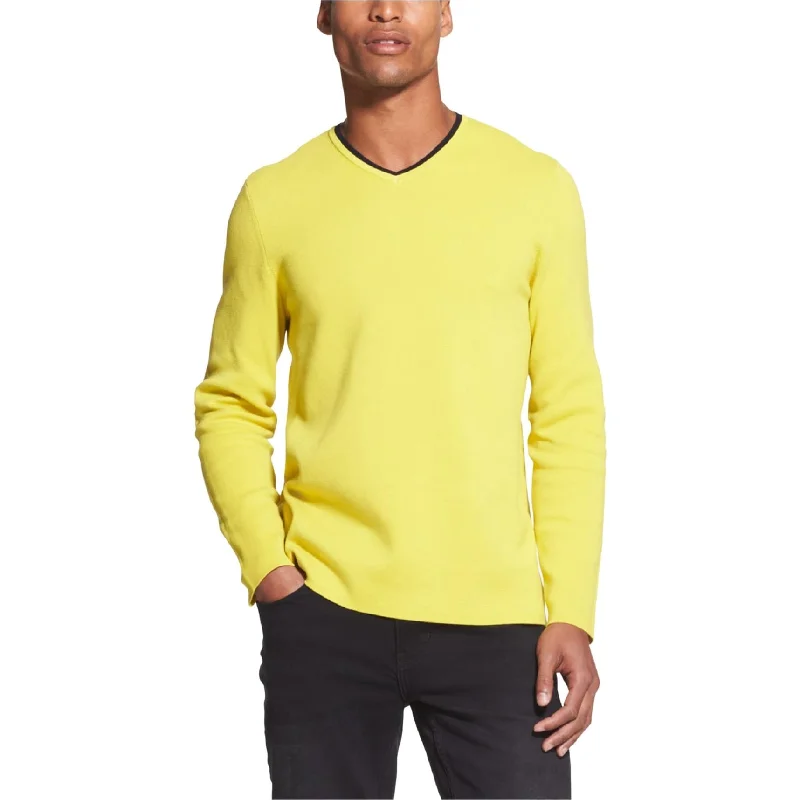 Men's Sweaters with Set-In SleevesDkny Mens V-Neck Pullover Sweater