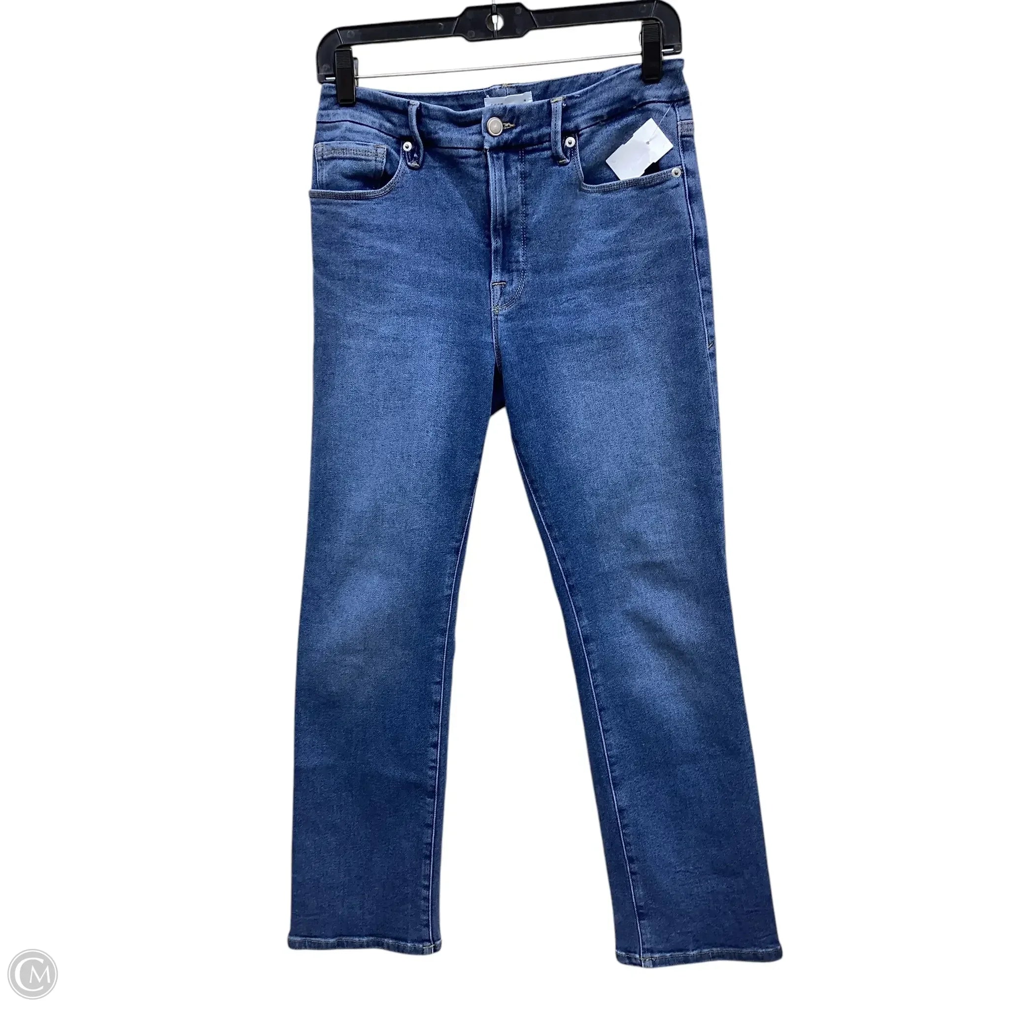 Men's Tapered JeansJeans Straight By Good American In Blue Denim, Size: 6