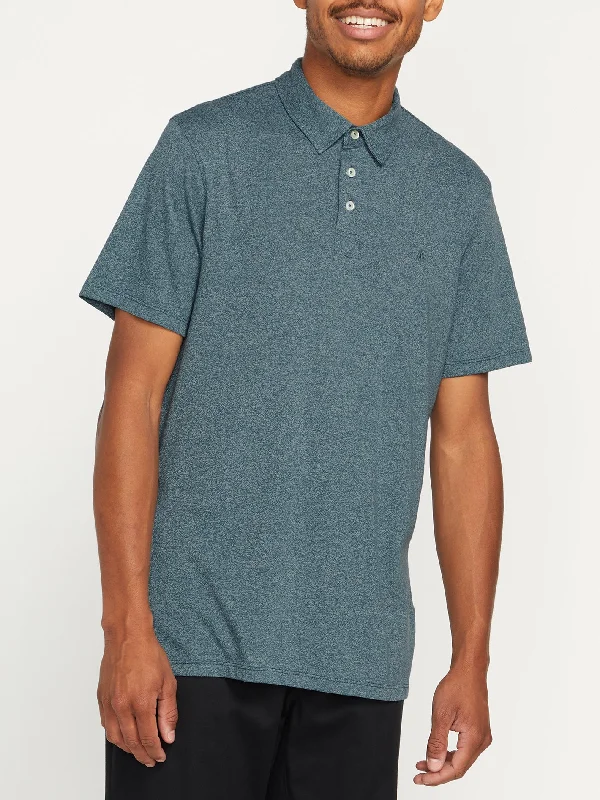Men's Shirts with Embellished CollarsWowzer Polo Short Sleeve Shirt - Cruzer Blue