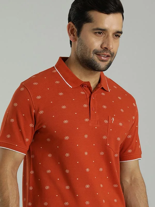 Men's Shirts for Beach OutingsMen Printed Polo T-Shirt
