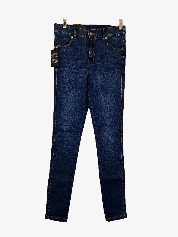 Light Blue Denim Men's JeansDr Denim Lexy Super Skinny Mid Rise Denim Jeans Size M