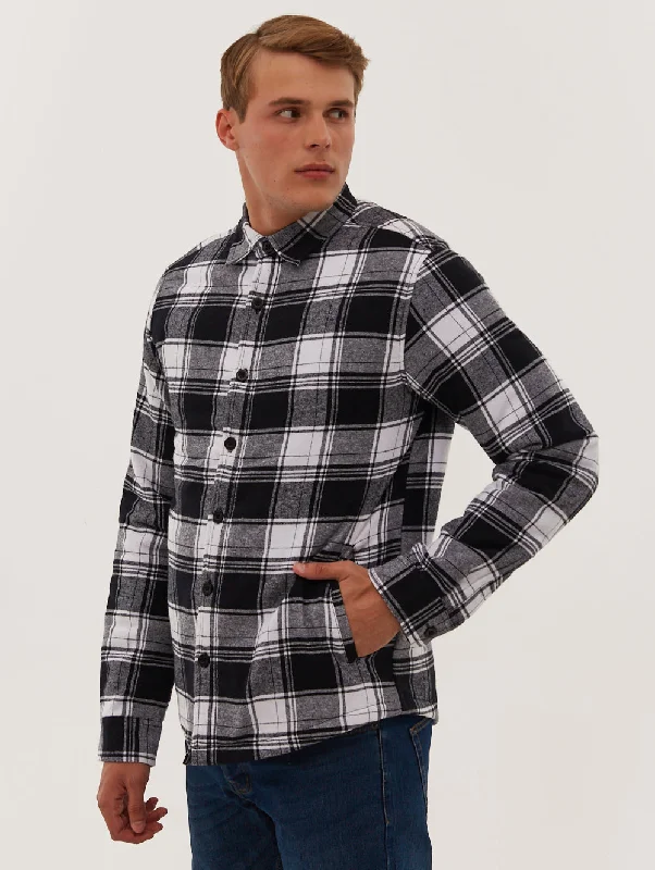 Casual Men's Button-Down ShirtsMontell Flannel Check Shirt