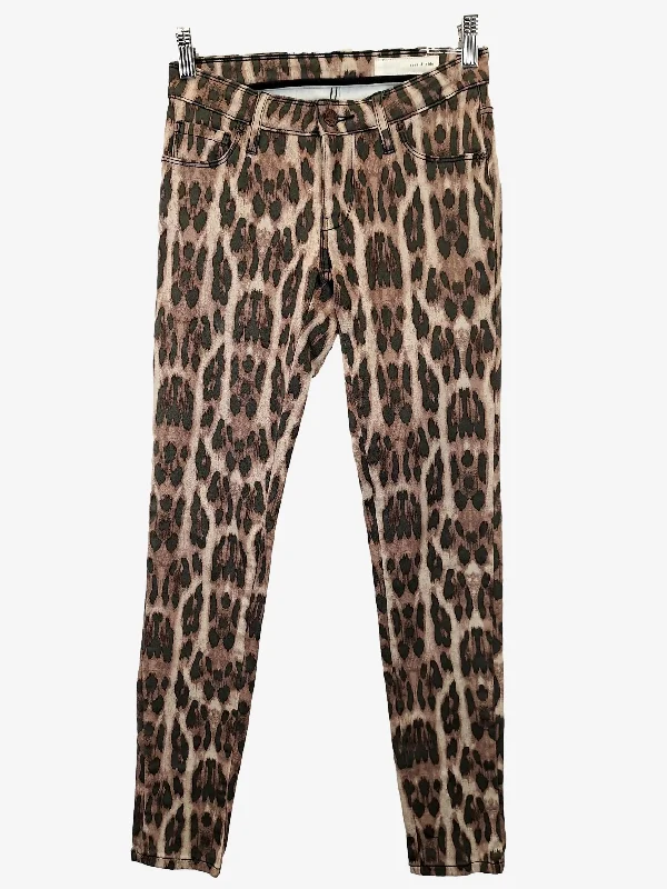 Comfort-Fit Men's JeansSass & Bide Stylish Leopard Slim Pants Size 6