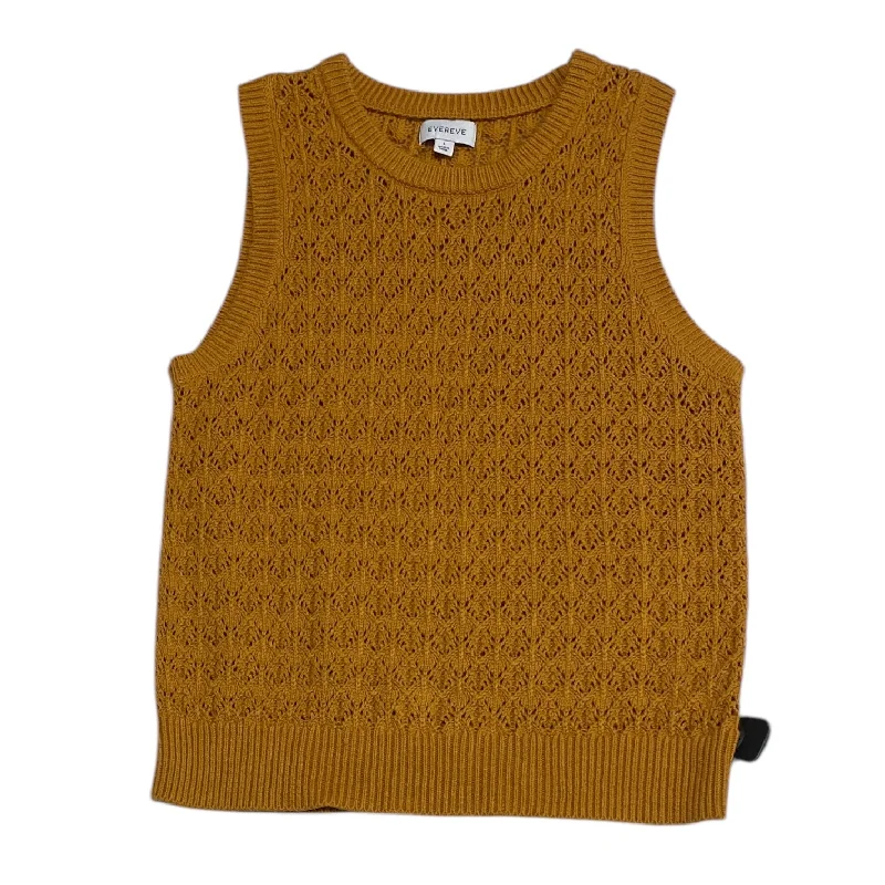 Men's Coats for Formal EventsVest Sweater By Evereve In Orange, Size: L