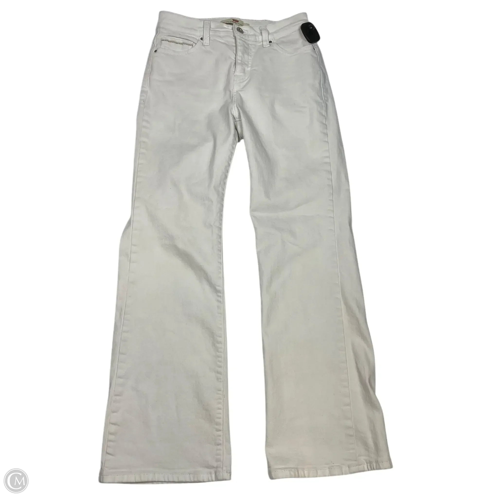 Men's Jeans for Office WearJeans Boot Cut By Levis In White Denim, Size: 8