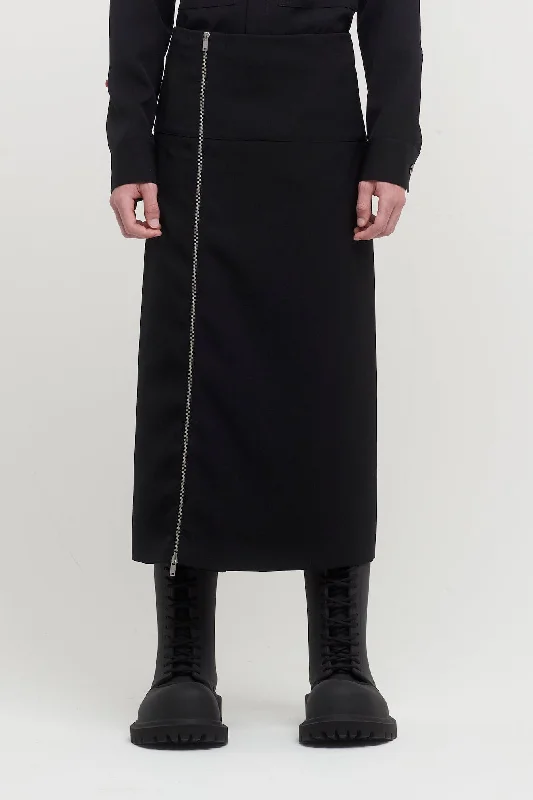 Cool Men's Pea CoatsJil Sander Mens Skirt 10 in Black