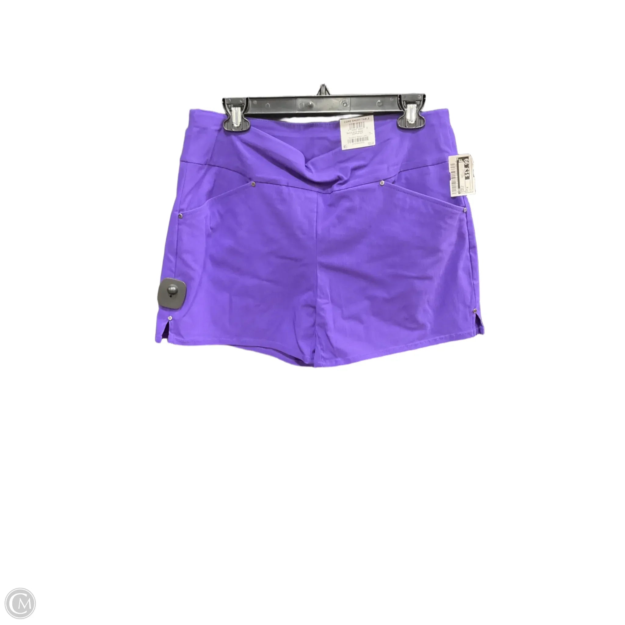 Fashionable Men's Patterned ShortsShorts By Inc In Purple, Size: 8