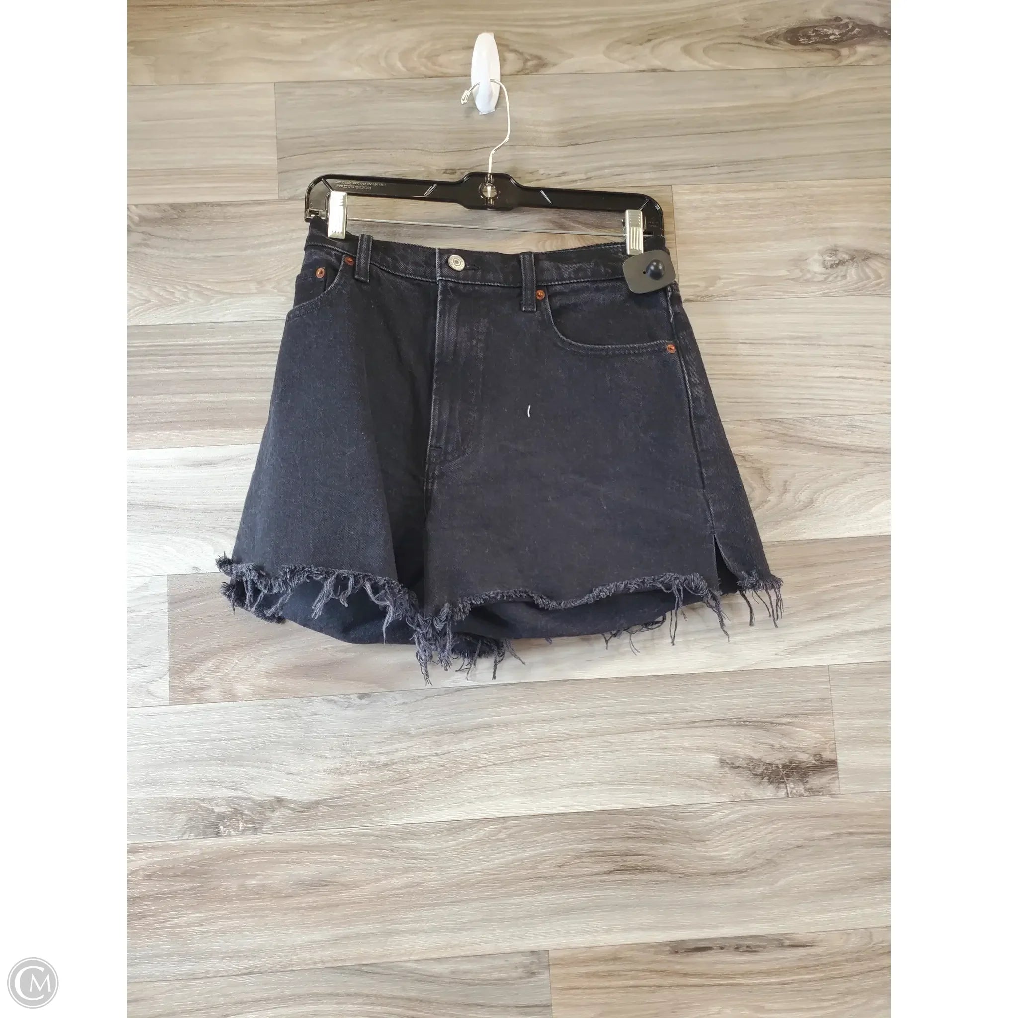 Versatile and Adaptive Men's Travel ShortsShorts By Abercrombie And Fitch In Black Denim, Size: 10 Versatile and Adaptive Men's Travel ShortsShorts By Abercrombie And Fitch In Black Denim, Size: 10