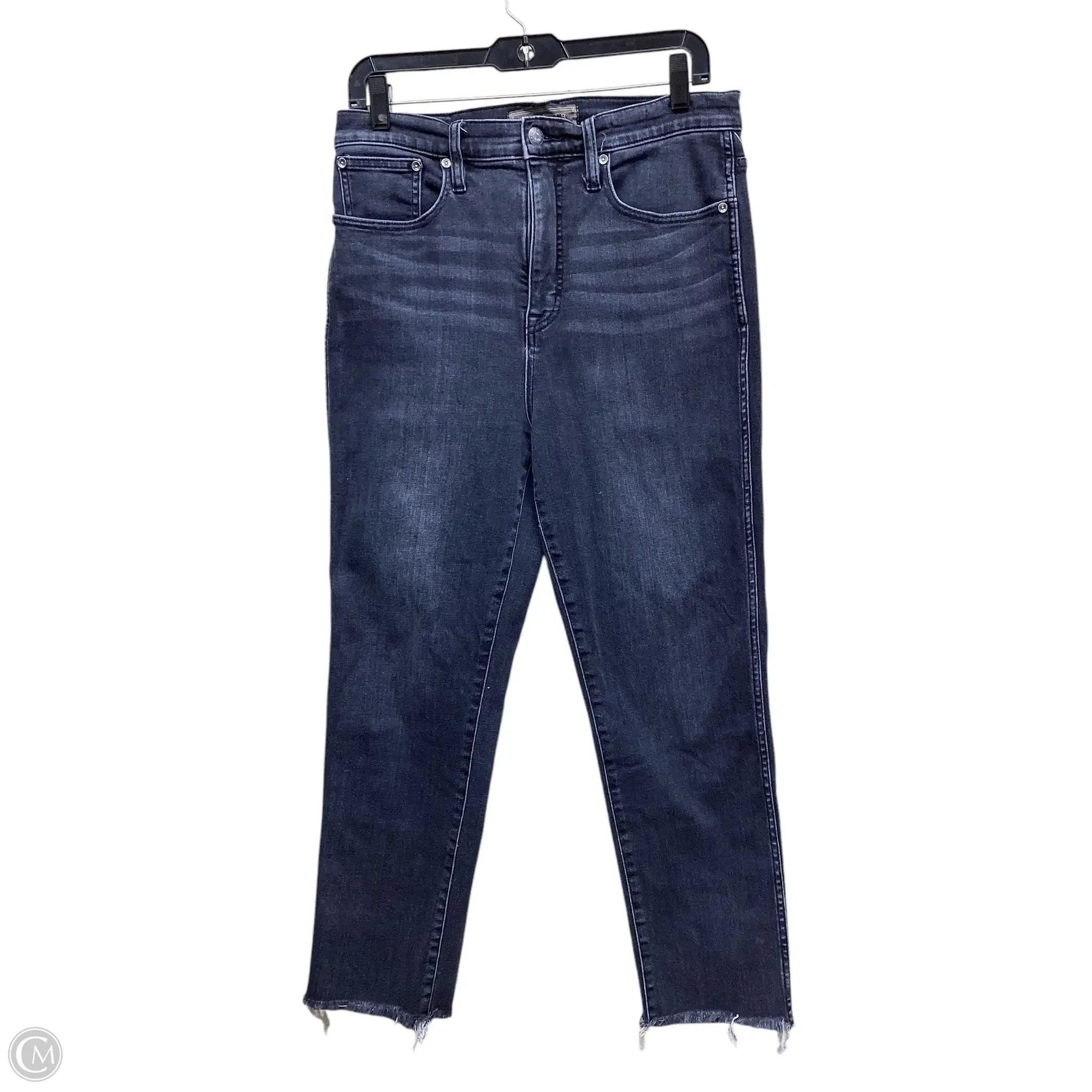 High-Waisted Bootcut Men's JeansJeans Straight By J. Crew In Black Denim, Size: 8