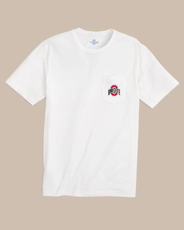 Men's Shirts with Embellished SleevesOhio State Buckeyes Gameday Embroidered Short Sleeve T-Shirt Men's Shirts with Embellished SleevesOhio State Buckeyes Gameday Embroidered Short Sleeve T-Shirt