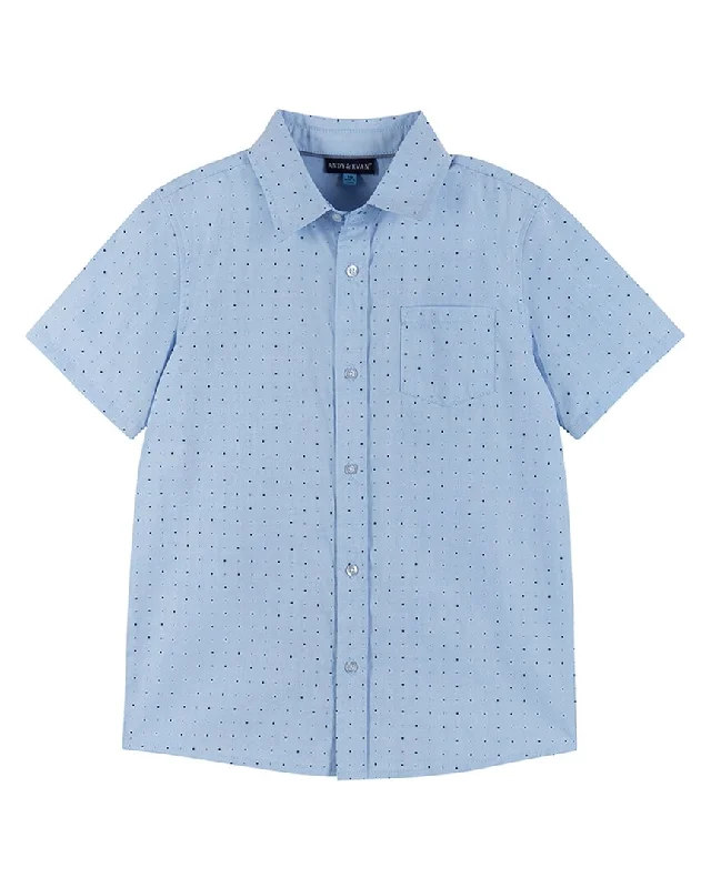Men's Wingtip-Collar Shirts for a Classic TouchAndy & Evan Short Sleeve Button-down Shirt Men's Wingtip-Collar Shirts for a Classic TouchAndy & Evan Short Sleeve Button-down Shirt