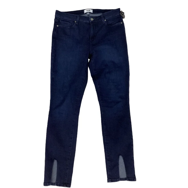 Hipster Men's JeansBlue Denim Jeans Designer Paige, Size 10