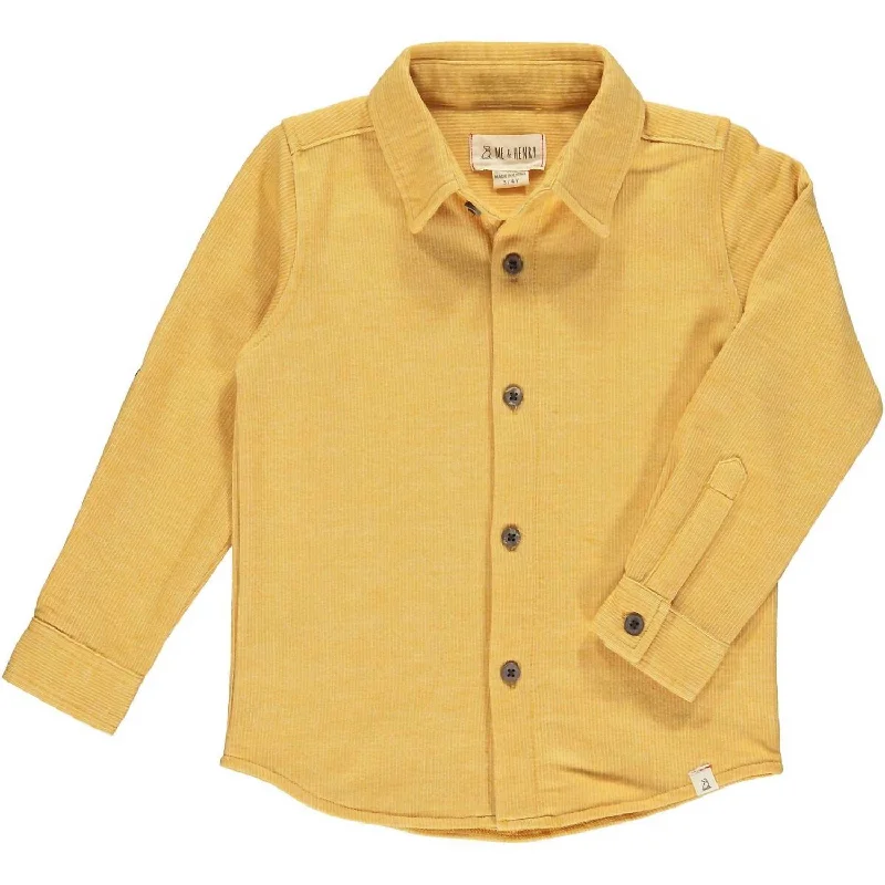 Men's Wingtip-Collar Shirts for a Classic TouchColumbia Jersey Shirt In Mustard