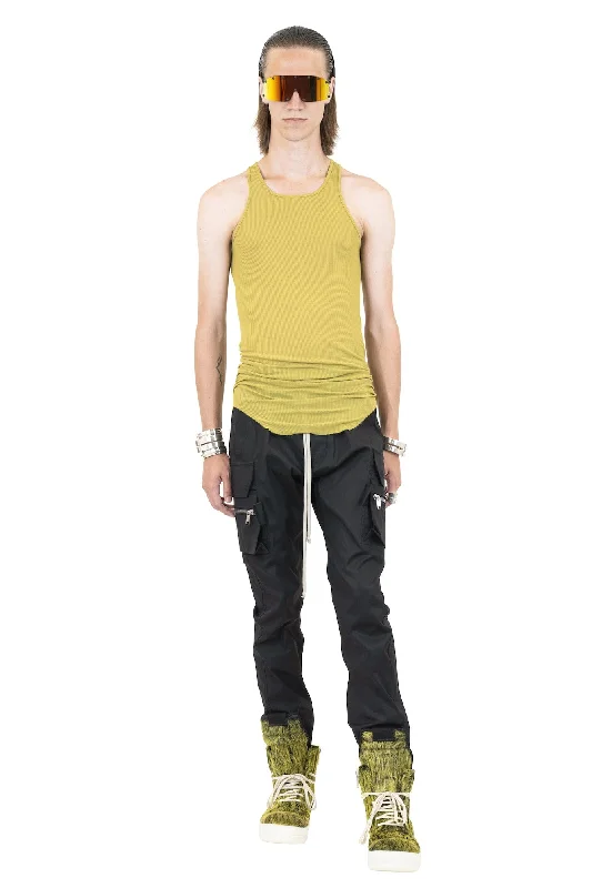 Best Men's Leather CoatsRick Owens Basic Rib Tank in Acid