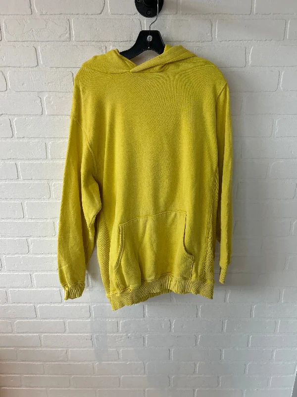 Men's Hoodies for AutumnSweatshirt Hoodie By Aerie In Yellow, Size: S