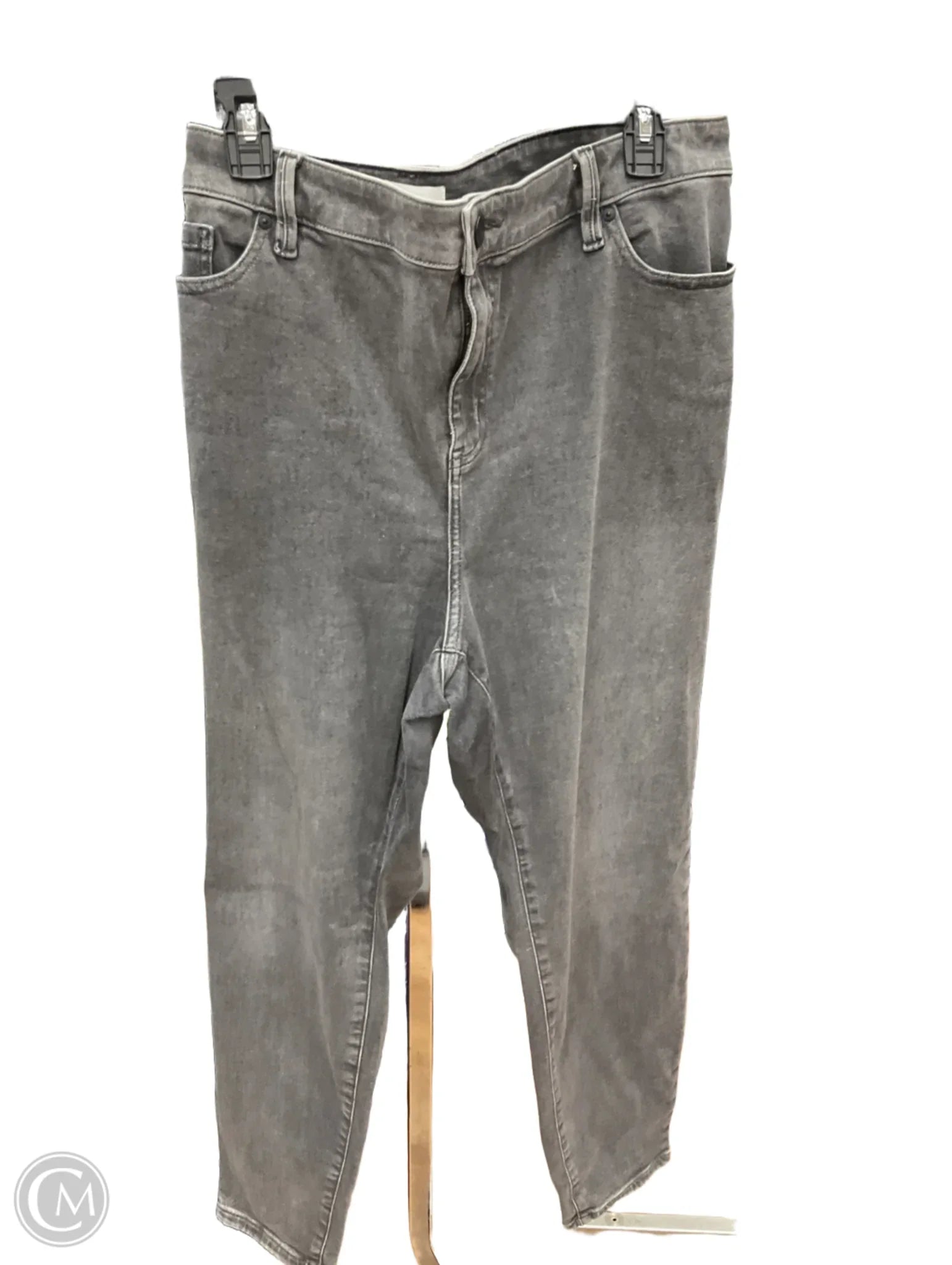 Men's Ripped JeansJeans Skinny By Lane Bryant In Grey Denim, Size: 22