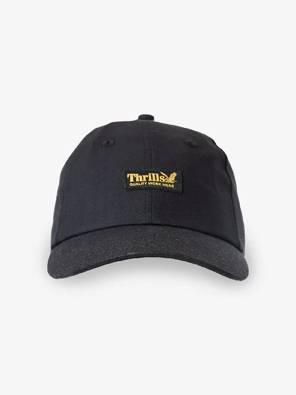 Stylish Trucker CapsThrills Union 6 Panel Cap - Black Herringbone