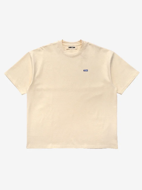 Men's Shirts with Tab CollarsMetalwood Heavyweight Mini Metal Logo T-Shirt - Bone
