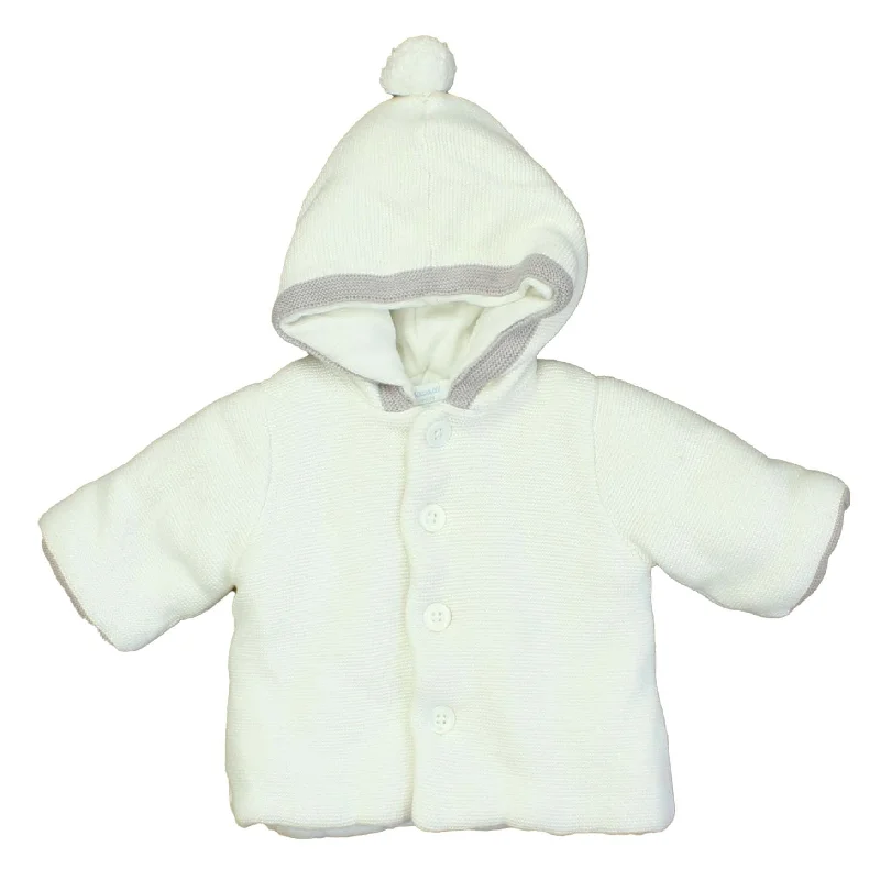 Casual Men's Pullover SweatersJacadi Boys White | Tan Cardigan