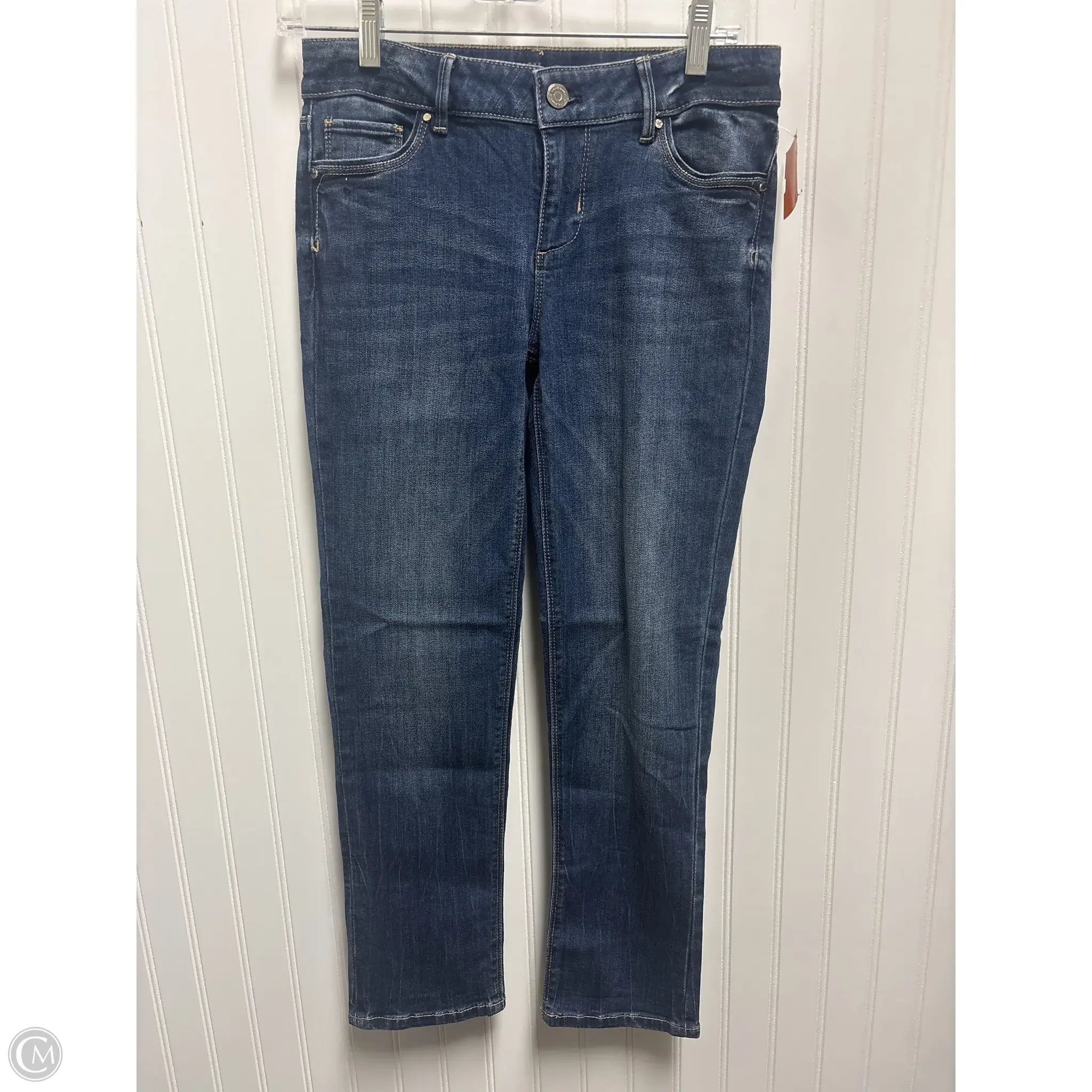 Everyday Casual Men's JeansJeans Cropped By White House Black Market In Blue Denim, Size: 0 Everyday Casual Men's JeansJeans Cropped By White House Black Market In Blue Denim, Size: 0