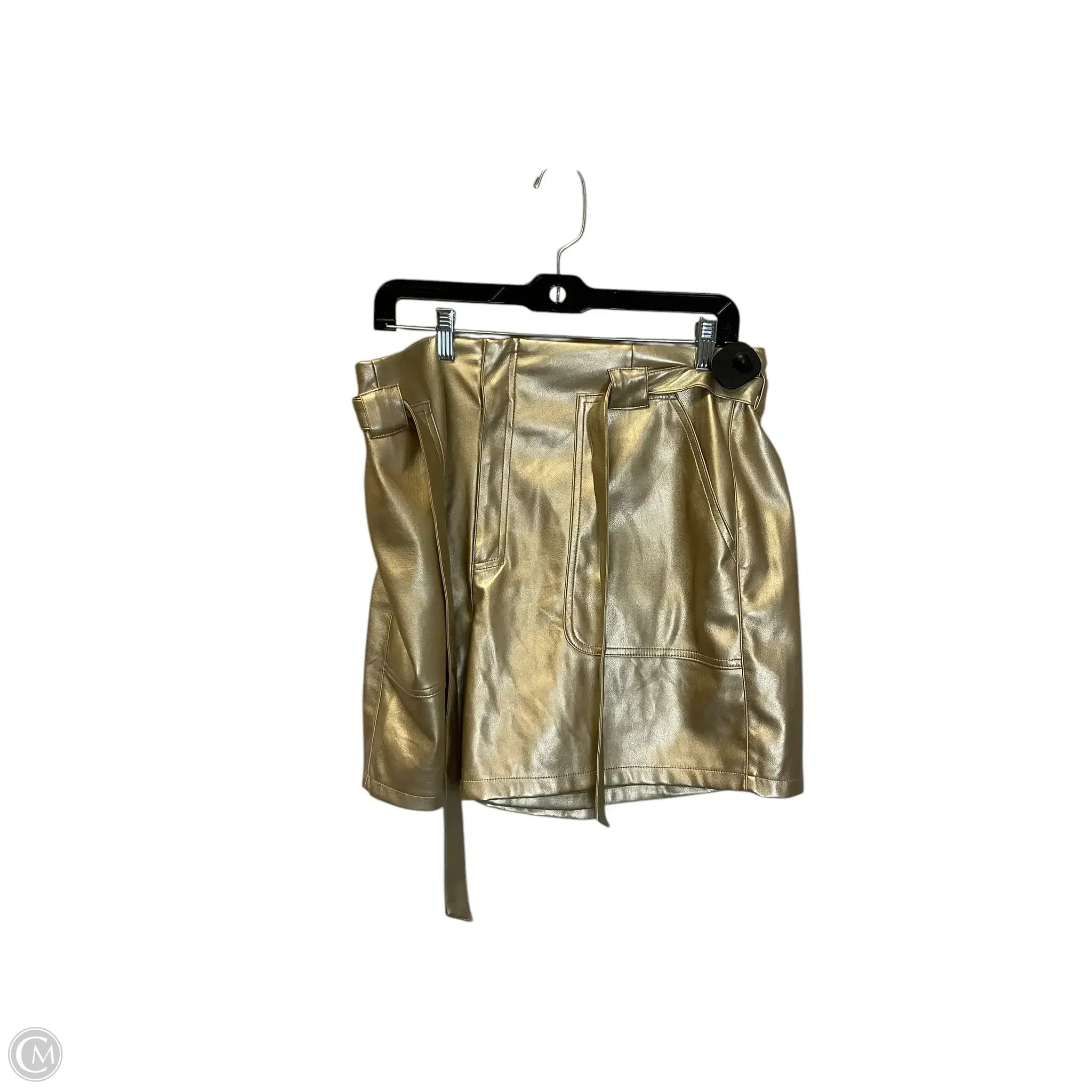 Short-Inseam Men's Dress and Casual PantsShorts By Clothes Mentor In Gold, Size: L