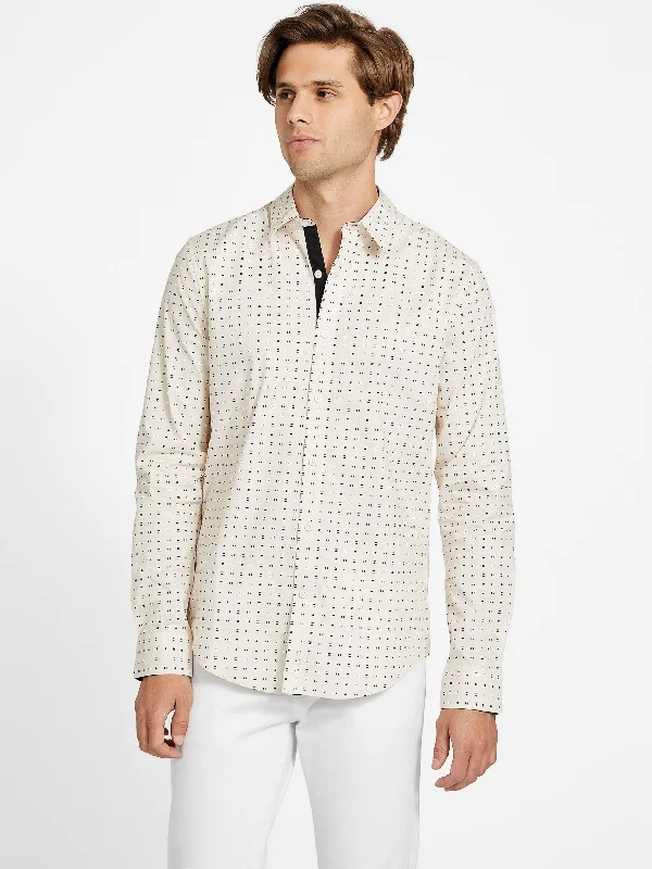 Men's Polo Shirts for Sports and Casual WearKay Geo Long-Sleeve Shirt