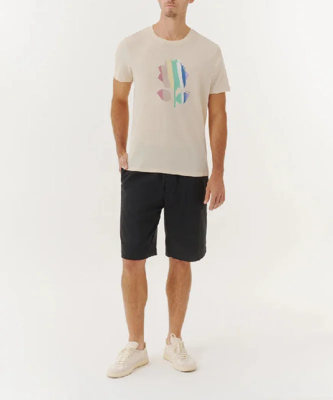 Men's Shirts with Contrast CollarsHigh Twist Jersey Crew Neck Tee - Stucco