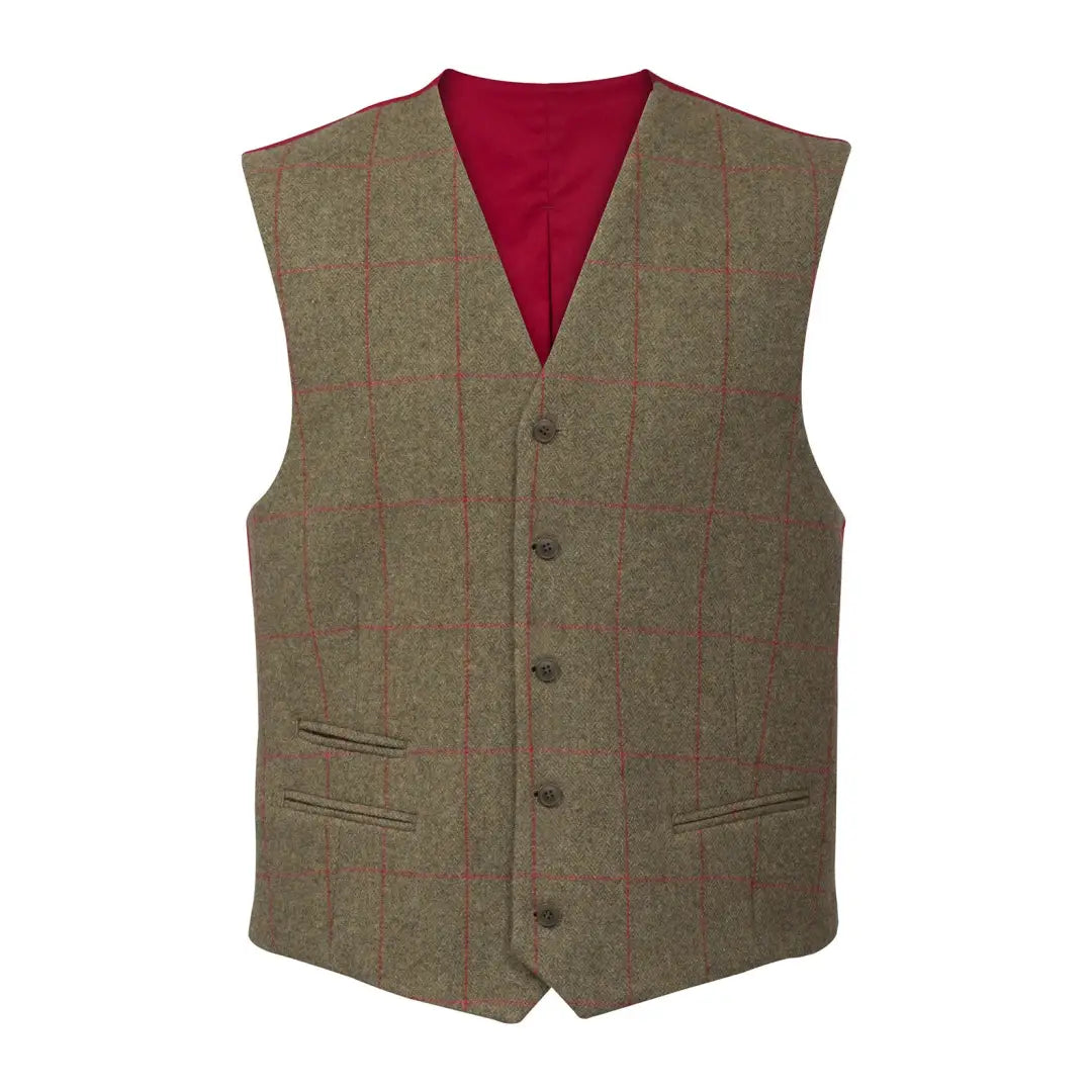 Men's Coats for Everyday WearAlan Paine Combrook Men's Tweed Lined-Back Waistcoat