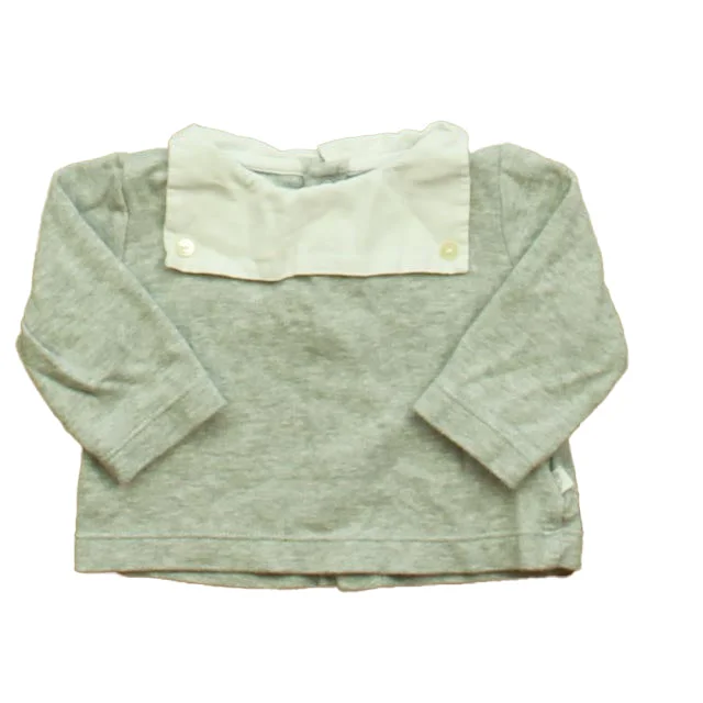 Men's Fishing Shirts for Water SportsJacadi Boys Gray | White Long Sleeve Shirt
