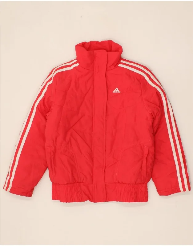 Men's Coats without LiningADIDAS Girls Windbreaker Jacket 7-8 Years Pink Polyester