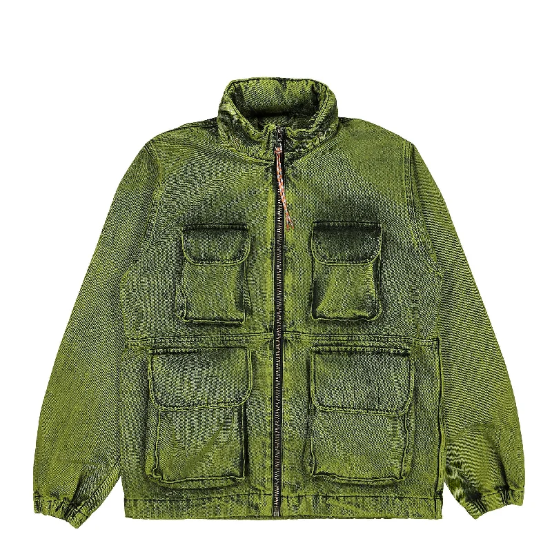 Men's Coats for Ice FishingDenim Cargo Jacket