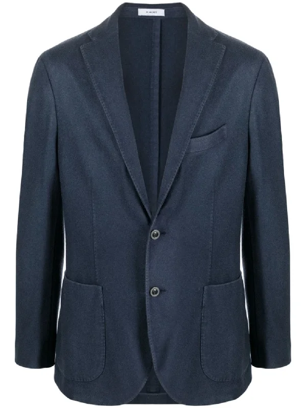 Luxurious Men's Cashmere CoatsBoglioli Jackets Blue