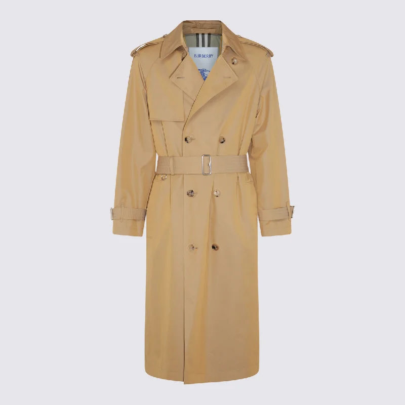 Men's Coats with Magnetic ClosuresBurberry Jackets Beige